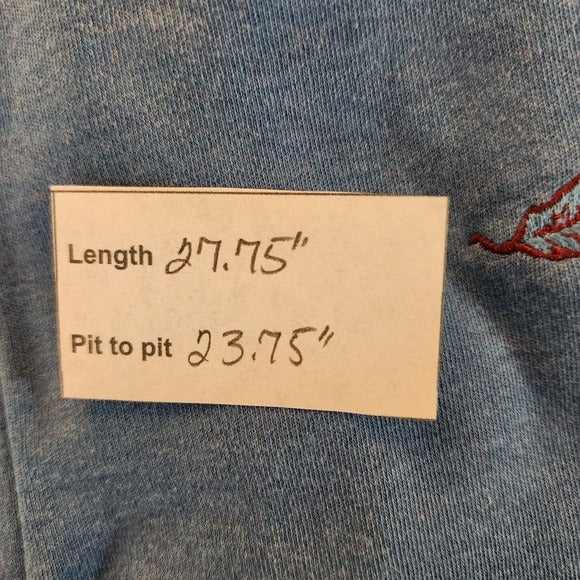 Peter Millar Men's Blue Quarter-Zip Sweater Size Large Blue Preppy Golf Sweater