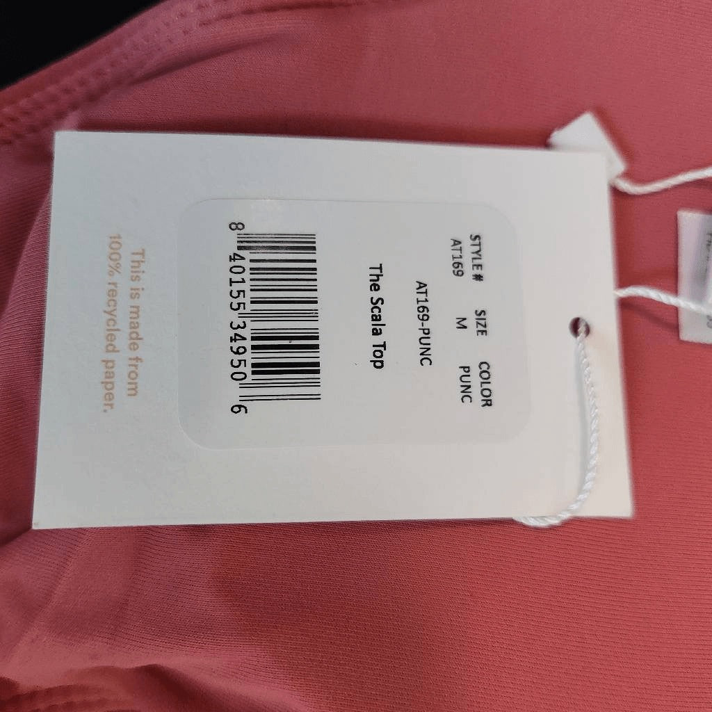 Andie Rose Pink Strapless Bikini Pink Swim Top NWT Size Medium Pink Andie Top