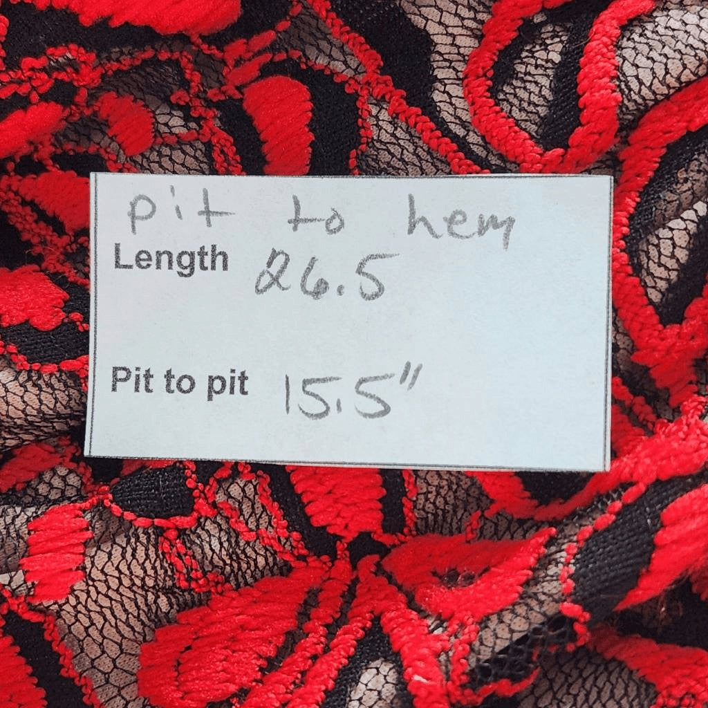 Madam X Red Lace One Shoulder Dress with Peplum NWT Size 8 Lace Cocktail Dress