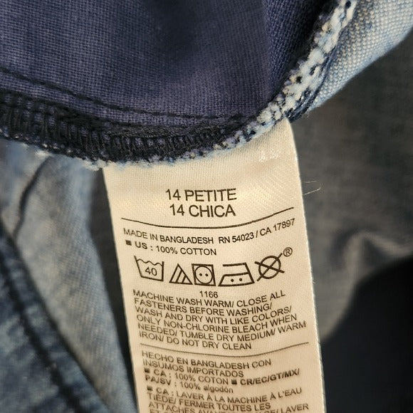 Old Navy Women’s Extra High-Rise Wide-Leg Jeans Size 14 Petite