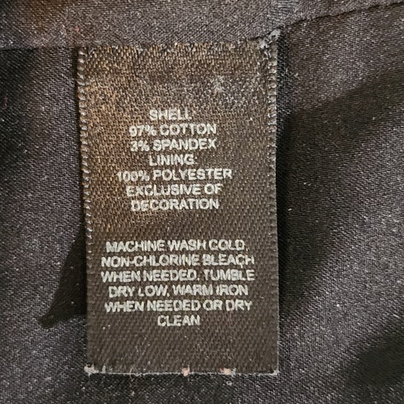 White House Black Market Black Floral Print Pencil Skirt Size 8