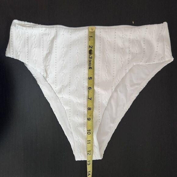 Andie Cream Swim Bottom NWT Large Cream Andie Swim Bikini Bottom Cream Swimwear