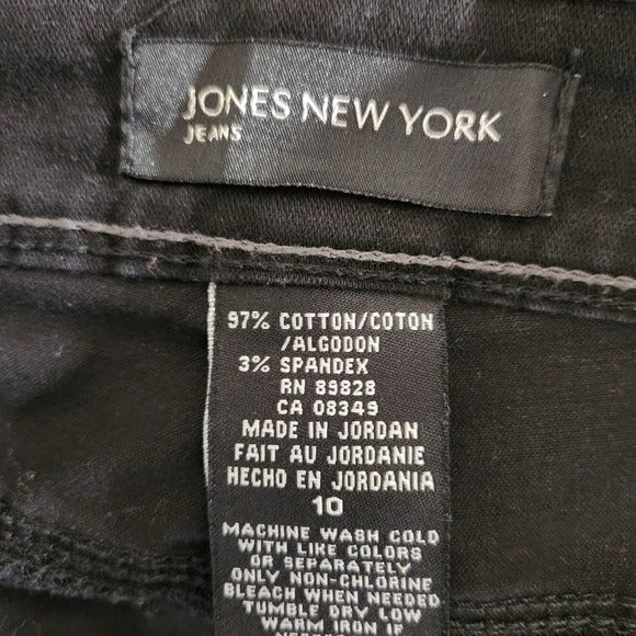 Jones New York Black Bermuda Shorts Size 10 Women's Black Shorts