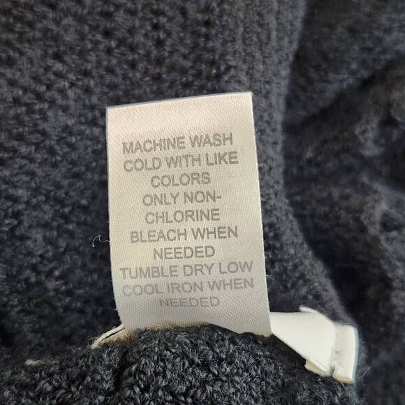 C. Wonder by Christian Siriano Black Infinity Scarf with Metallic Silver Edge