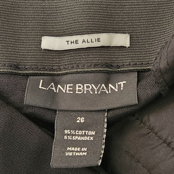 Lane Bryant The Allie Black Capri Pants Size 26 NWOT