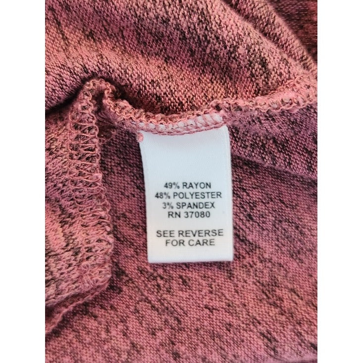 Cato Heather Pink Knit Pullover Size Small
