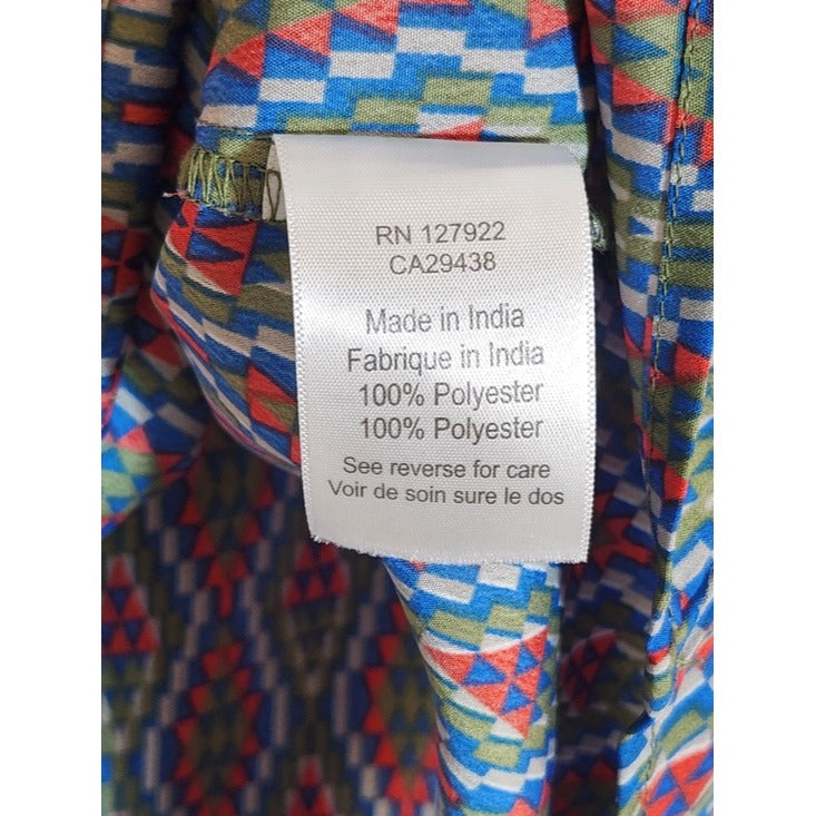 Mountain Khakis Multicolor Geometric Print Tank Top Size Medium