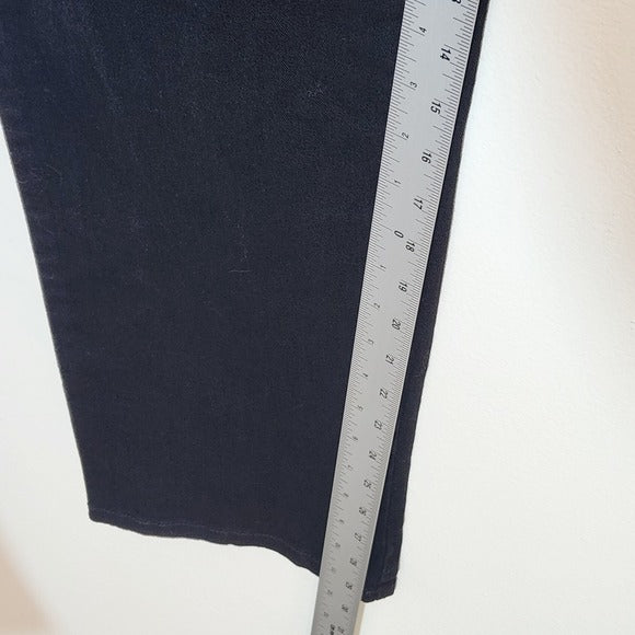 Gloria Vanderbilt Black High Rise Jeans Size 16