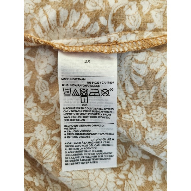 Old Navy Boho Floral Print Maxi Dress Size 2X