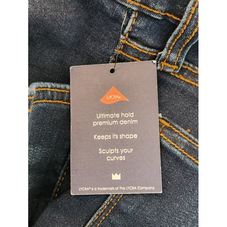 Crown & Ivy Dark Wash Skinny Jeans Size 6 NWT