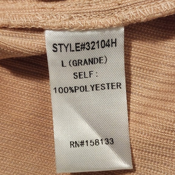 Staccato Khaki Corduroy Shirt Dress Size Large