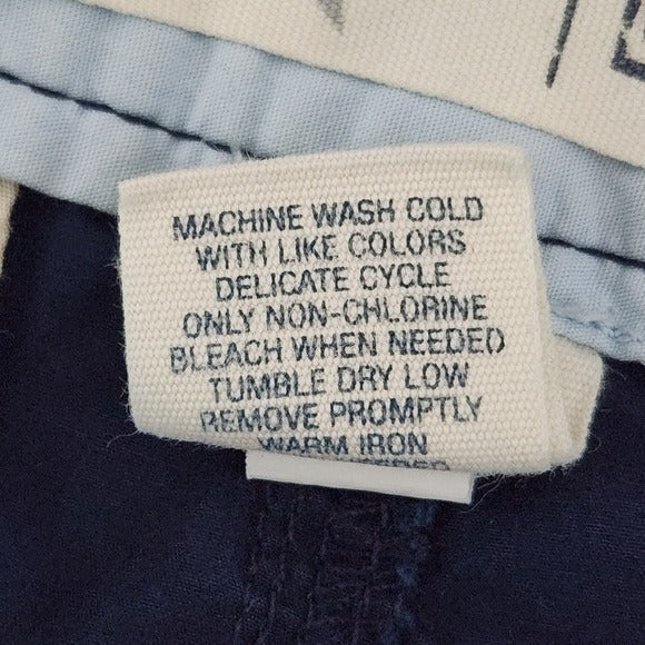 Converse One Star Navy Low-Rise Shorts Size 4 Y2K Low-Rise Shorts