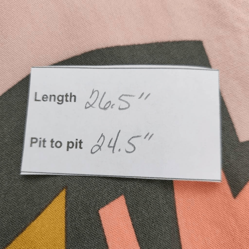 Big Dart Multi-Color Abstract Geometric Print Blouse Size 2X Colorful Retro Top