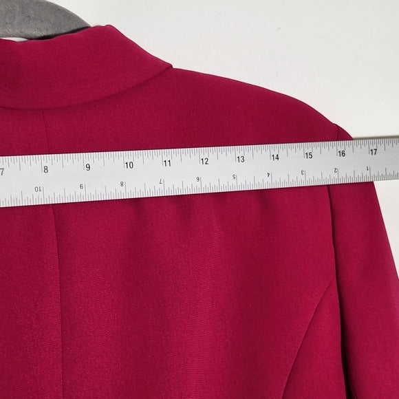 Chapter One Womens Berry Pink Blazer Size 8