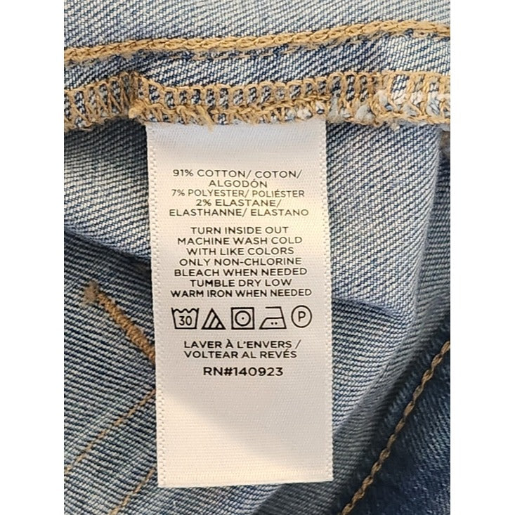 LOFT Slim Fit Flare Jeans with Patch Pockets Size 8/29