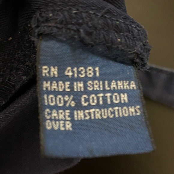 Polo Ralph Lauren Men’s Navy Cotton Relaxed Leg Pants Size Large