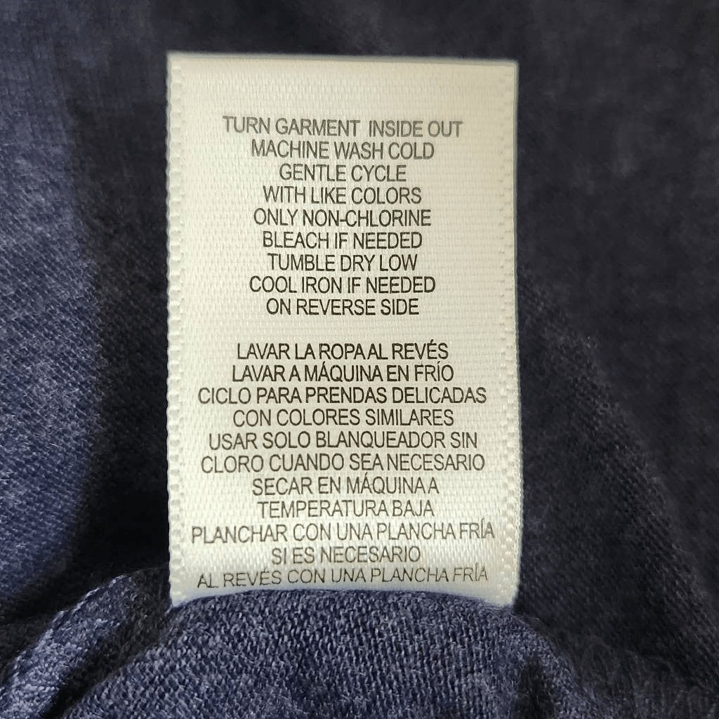 One World Navy Knit Top with Twist Accent NWT Size Small Dark Blue Top