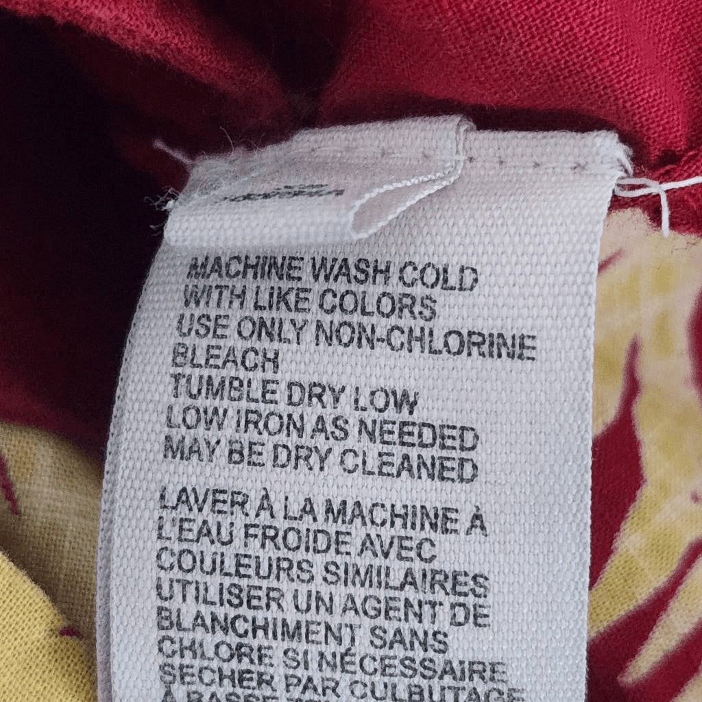 Free People Burgundy Tropical Print Short Romper Size XS Red and Gold Romper