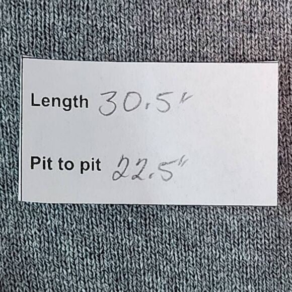 J. Crew Gray Cotton Cashmere Sweater Size Large Tall Mens Cashmere Pullover