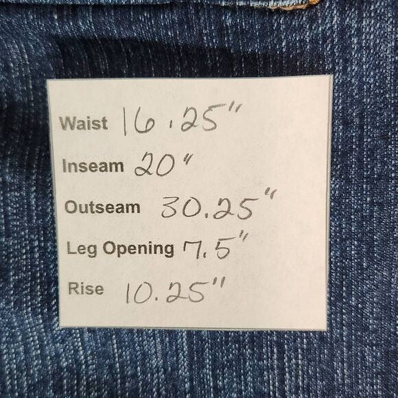 Gloria Vanderbilt Dark Wash Capri Jeans Size 8