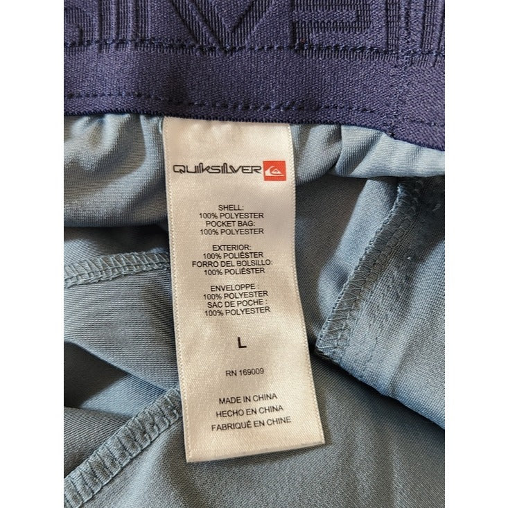 Quiksilver Mens Blue Pull-On Athleisure Shorts Size Large