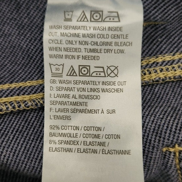 Belle by Kim Gravel Dark Wash Cropped Jeans Size 10