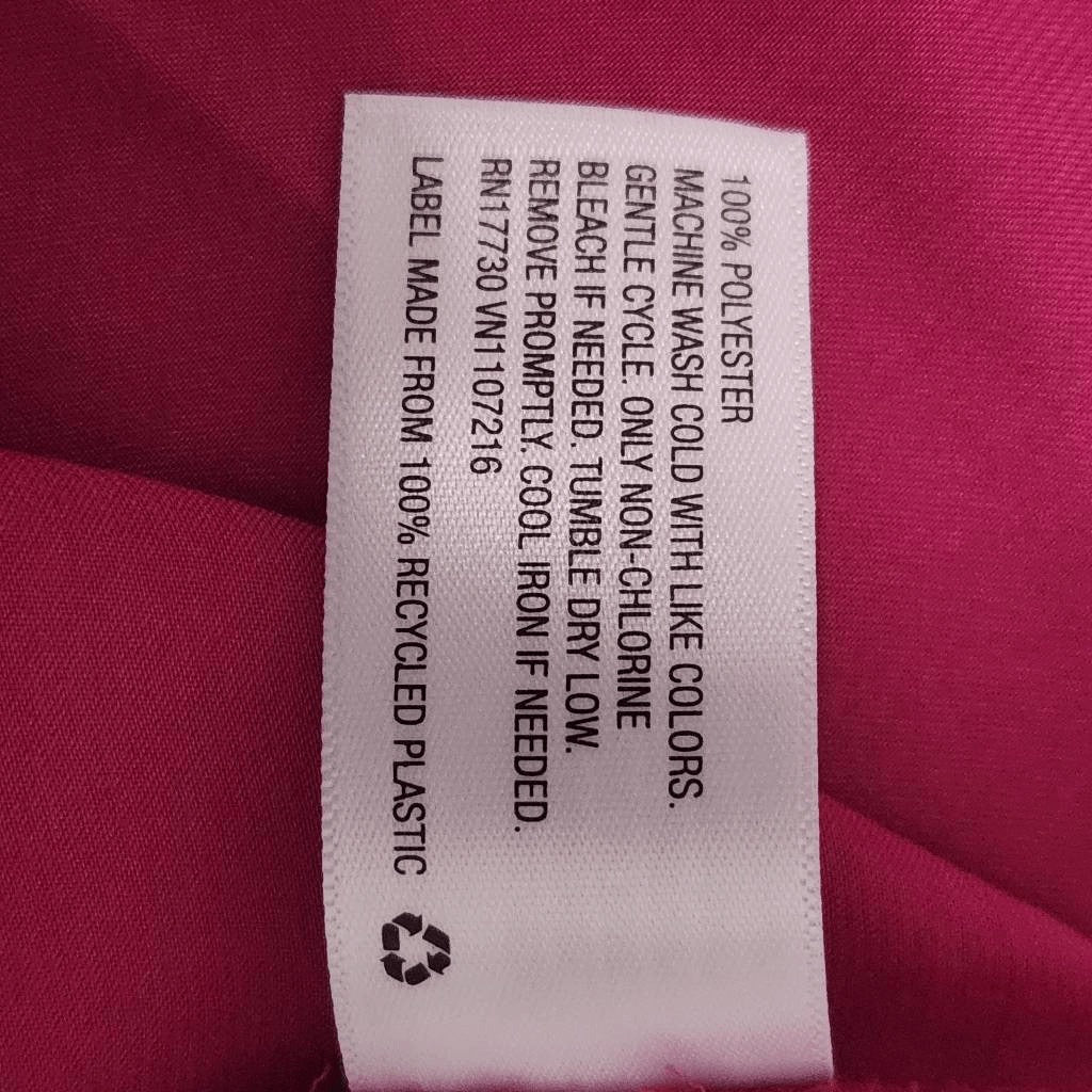 Ava & Viv Hot Pink Blouse Size 1X Plus Size Pink Top with Flowy Sleeves