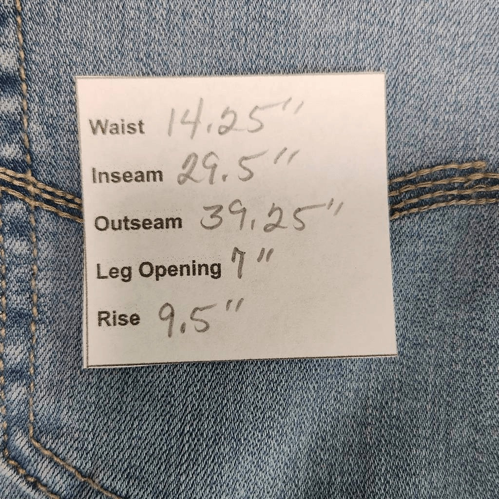 Lee Regular Fit Mid-Rise Straight Leg Jeans Size 6 Short Lee Button-Fly Denim