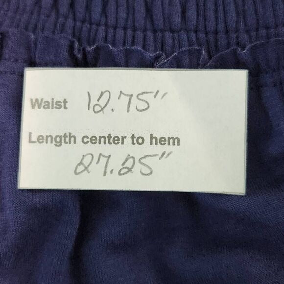 True Craft Navy High Low Dyed Knit Skirt Size Small Blue Dyed Boho Skirt, New