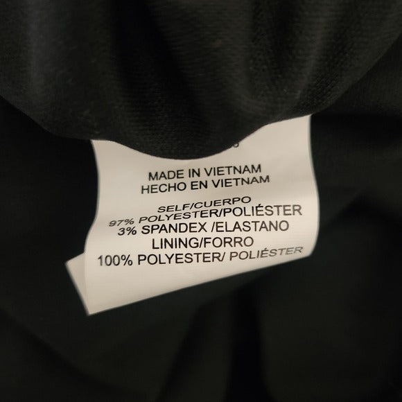 Luxology Black and White Stripe Sleeveless Jumpsuit Size 22