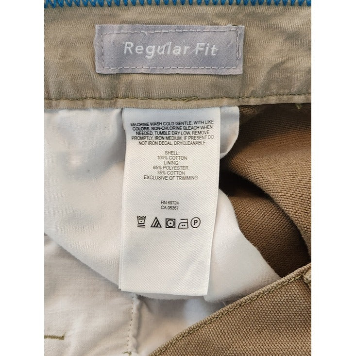 Columbia Mens Regular Fit Brown Pants Size 42x30