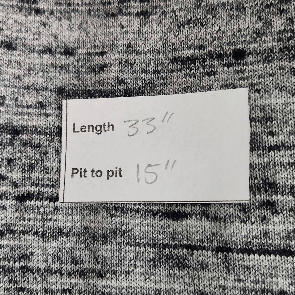 Michael Lauren Gray Long Sleeve Knit Dress NWT Size Medium Gray Shift Dress