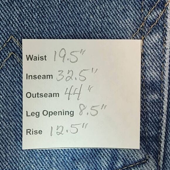 Wrangler Men's Light Wash Straight Leg Jeans Size 40 X 34 Straight Leg Denim