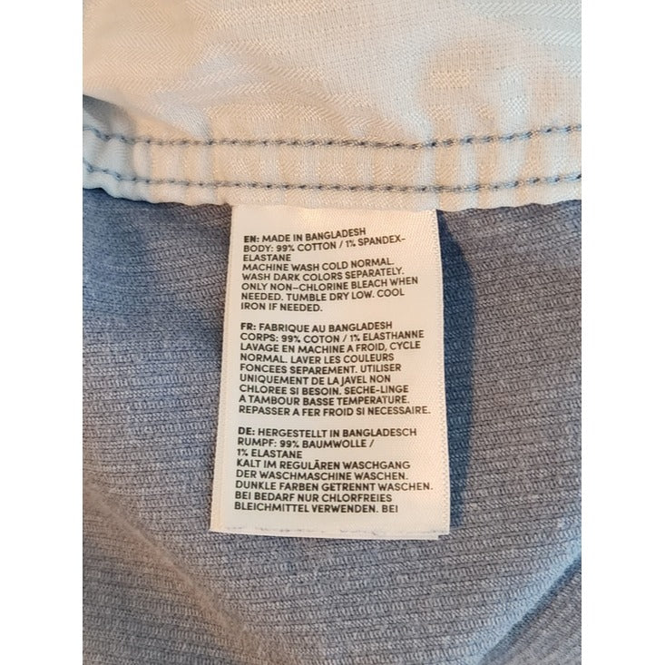Lands’ End Light Blue Corduroy Shorts Size 4XL 54-56