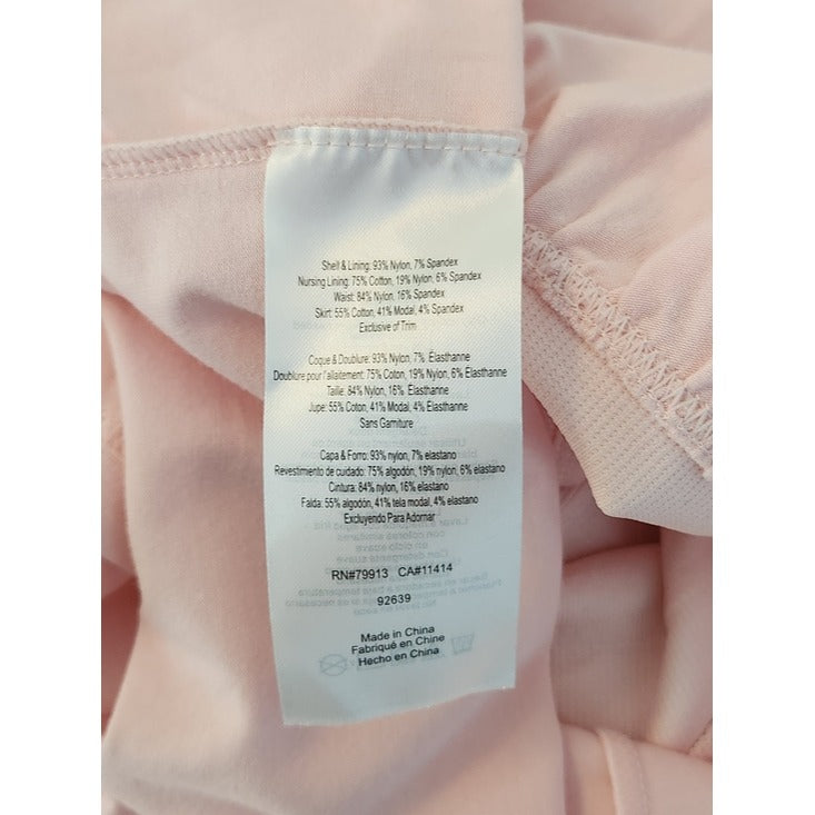 Motherhood Maternity Pale Pink Nursing Cami Size Medium NWT