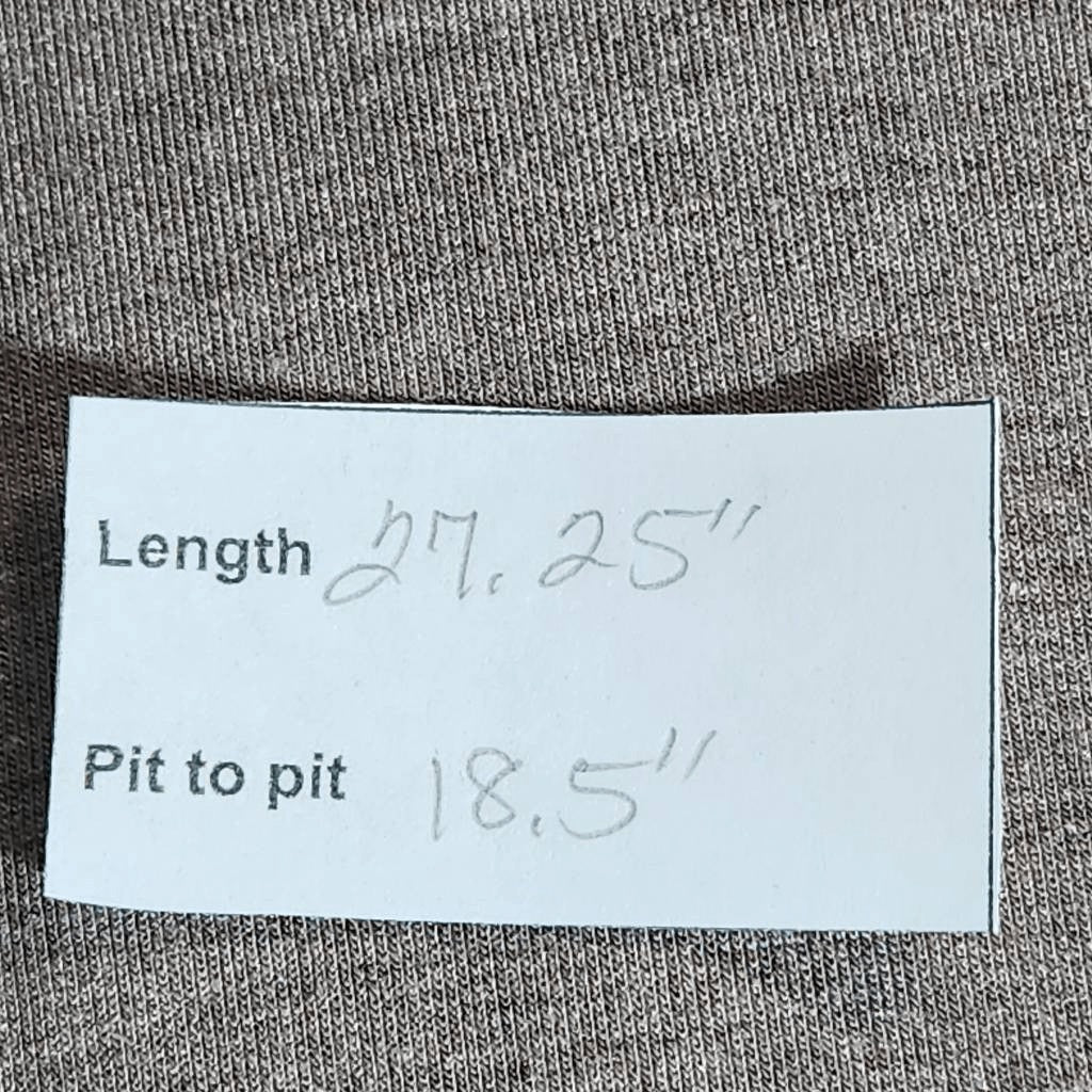 Chico's Tan and Gray Cowl Neck Colorblock Top Size Medium Chico's Cowl Neck Top