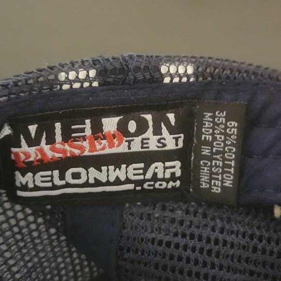 Melonwear Ole Miss Rebels Navy Trucker Flat Bill Baseball Hat One Size