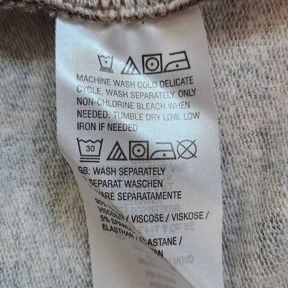 All Worthy Animal Print Hoodie Size XXS Brown and Black Leopard Print Top