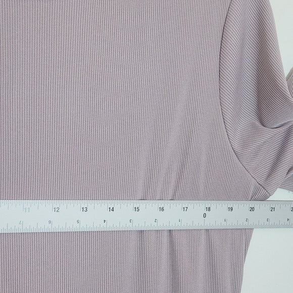 Forever 21 Lavender Mini Ribbed T-Shirt Dress Size 2X