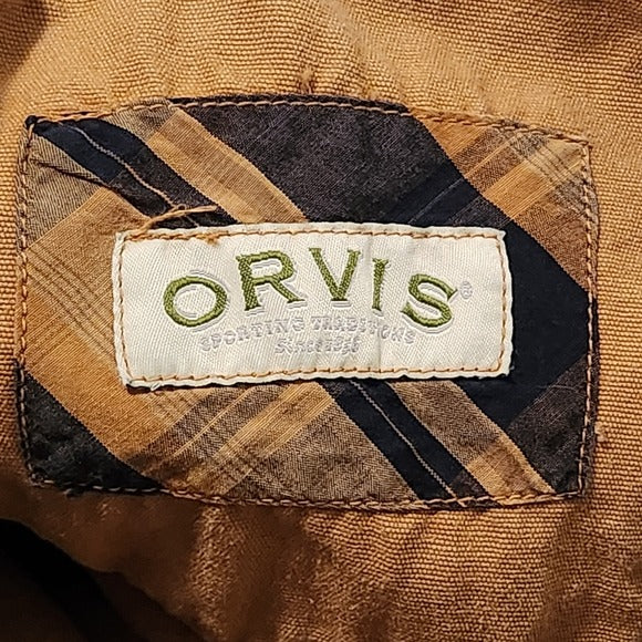 Orvis Mens Casual Tan Chino Pants Size 42