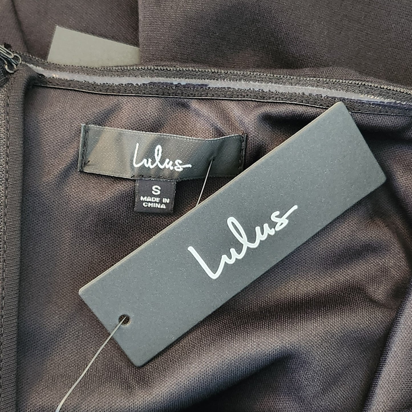 Lulus Black Strapless Cocktail Mini Dress Size Small NWT