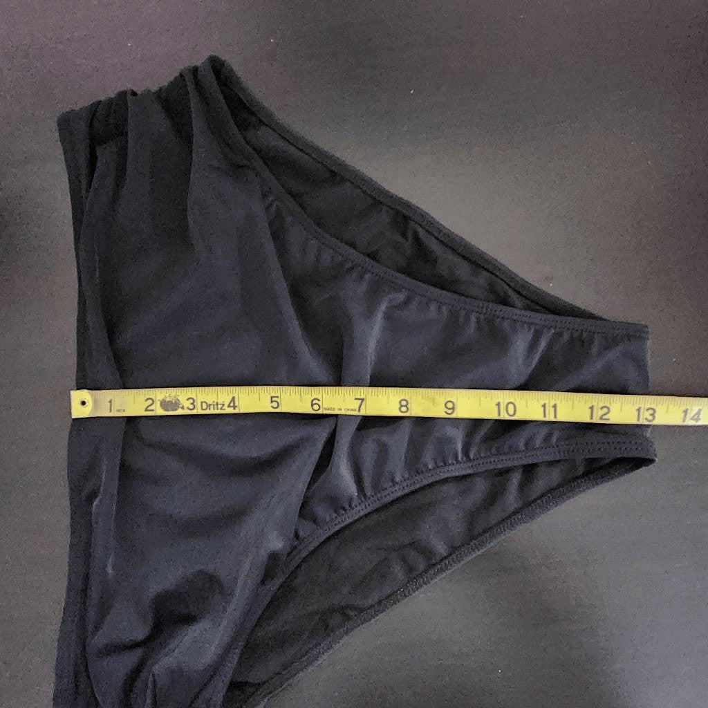 Zaful Black Bikini with High Waist Bottoms NWT Size Large