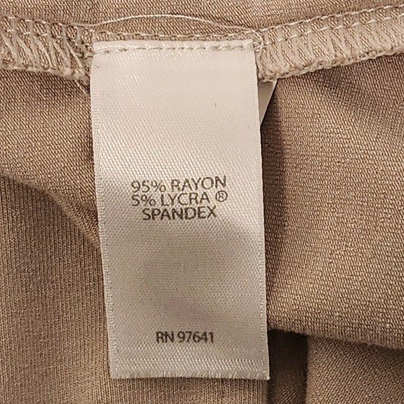 J. Jill Wearever Taupe Cardigan Size Small