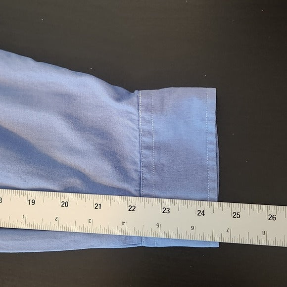 Ralph Lauren Blue Classic Fit Button Down Shirt Men’s Size 17.5 34-35