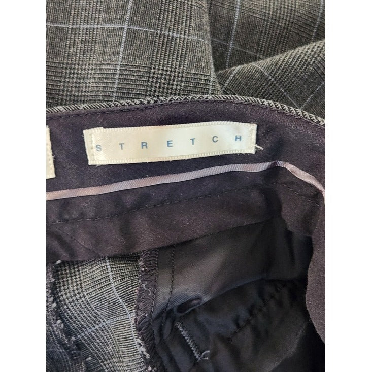 Old Navy Gray Plaid Bootcut Dress Pants Size 10