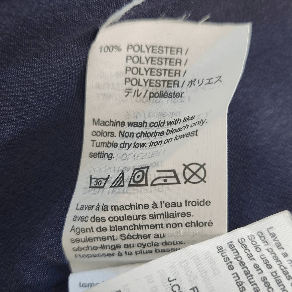 J. Crew Navy and Gold Floral Wrap Dress Size 4 Wedding Guest Dress