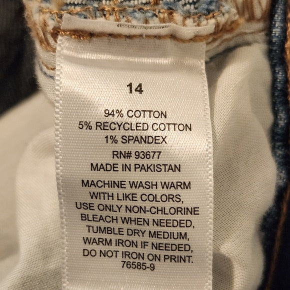 a.n.a Denim Cargo Maxi Skirt Size 14