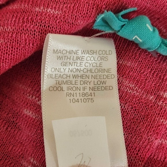 Livi Active Pink Open Front Cardigan NWT Size 26/28 Pink Draped Cardigan
