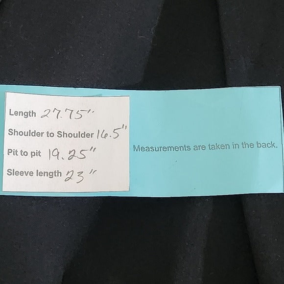 Jones New York Country Women's Black Double-Breasted Blazer Size 10 Black Blazer