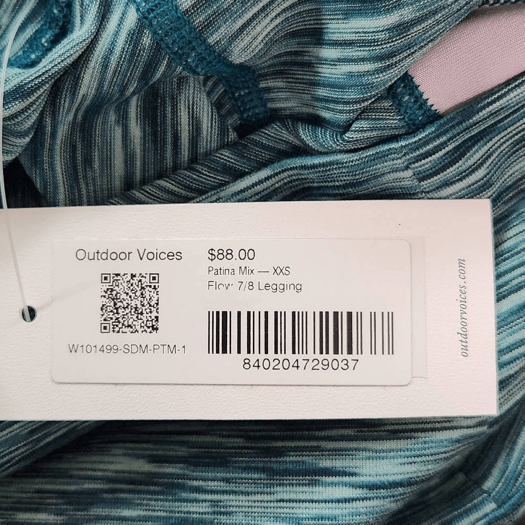 Outdoor Voices Green Leggings NWT Size XXS Green Athletic Leggings